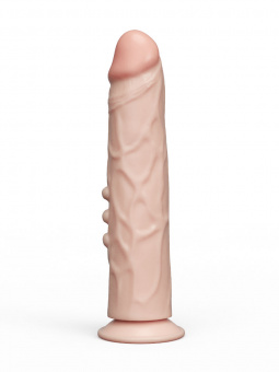 Фаллоимитатор неоскин на присоске LoveToy, киберкожа, L 23,5 см, Ø 4,3 см