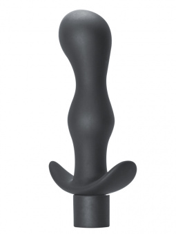 Анальная пробка с вибрацией Lola Games Spice It Up Passion Dark Grey, 14 см, Ø 3,5 см
