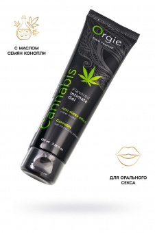 Интимный гель Orgie Lube Tube, водная основа, со вкусом конопли, 100 мл