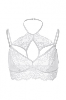 Бралетт удлиненный Erolanta Lingerie Collection, белый M-L