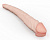Фаллоимитатор двухсторонний LoveToy, L 49 см, Ø 4 см