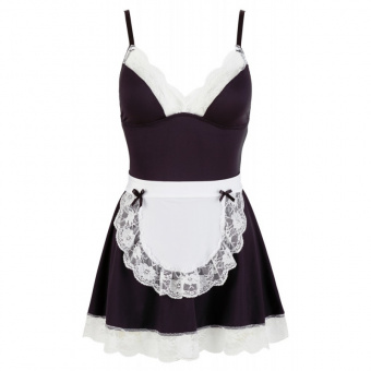 Ролевой костюм горничной Maid's Dress, черно-белый, М