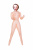 Кукла надувная Dolls-X by Toyfa Jennifer, шатенка, с двумя отверстиями, 150 см
