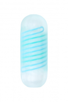 Нереалистичный мастурбатор Tenga Spinner мастурбатор Pixel Cool, tpe, голубой, 14 см