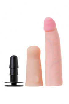 Женский пояс с насадками LoveToy (наружная: L 18 см, Ø 4,5 см, внутренняя: L 10,5 см, Ø 4,2 см)