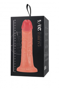 Фаллоимитатор реалистичный, RealStick Caliber, 20 см, Ø4 см