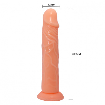 Фаллоимитатор "Realistic Cock" L рабочей части 185 мм. D 40 мм.