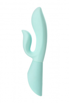 Вибратор с функцией Touch Sensor Jos Sensy, силикон, голубой, 20 см