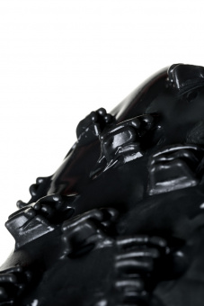 Мастурбатор нереалистичный MensMax Capsule 05 Ougi, tpe, черный, 8 см