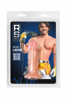 Реалистичный фаллоимитатор RealStick Nude Vere, PVC, телесный, 11 см