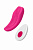 Клиторальный вибратор в трусики Jos Flirty, силикон, розовый, 9,3 см.