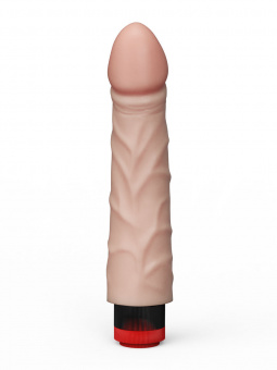Вибратор реалистик LoveToy, киберкожа, L 19,5 см, Ø 3,8 см