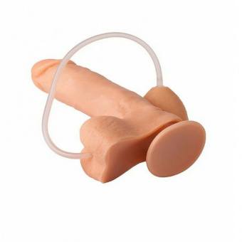 Фаллоимитатор реалистик LoveToy, с эффектом семяизвержения, L 19 см, Ø 4,5 см