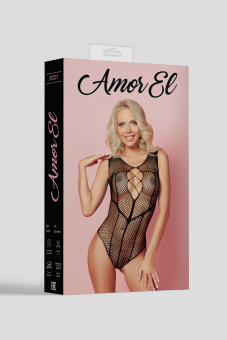 Боди Amor El с вырезом в виде шнуровки, S-L