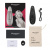 Бесконтактный клиторальный стимулятор Womanizer Classic 2 Marilyn Monroe Special Edition, мраморно-черный