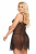 Ночная сорочка и стринги Softline Collection Carla, черный, 3XL
