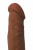 Реалистичный вибратор Toyfa Realstick Elite Mulatto, коричневый, 13 см