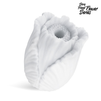 Мастурбатор Sexy Friend Flower Series «Розочка», белый
