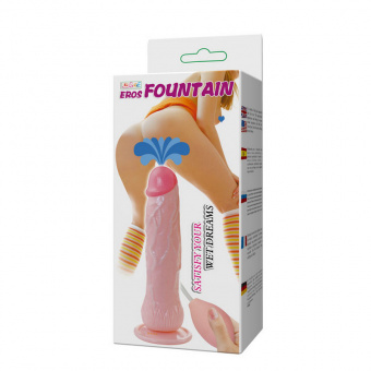 Фаллоимитатор с имитацией семяизвержения Pretty Love Fountain, 20 см, Ø4 см