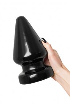 Анальная втулка Toyfa Popo Pleasure Draco β, pvc, черная, 21 см, Ø 11,5 см (фистинг)