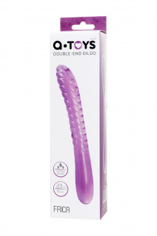 Двусторонний фаллоимитатор A-Toys By Toyfa Frica, tpe, фиолетовый, 23 см.