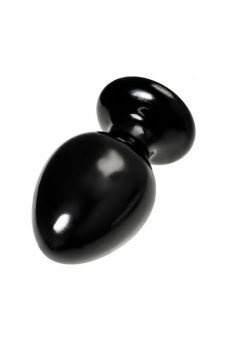 Анальная втулка Toyfa Popo Pleasure Cetus α, pvc, черная, 11,5 см, Ø 6,2 см