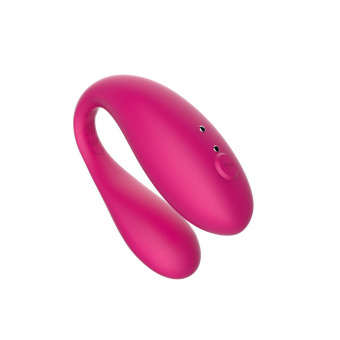 Парный вибромассажер Amovibe Twin Pink с управлением через приложение, розовый
