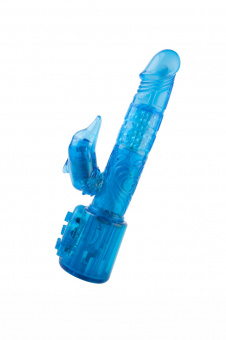 Вибратор Nmc Blue Dream с клиторальным стимулятором в форме «Дельфина» многофункциональный, с ротацией