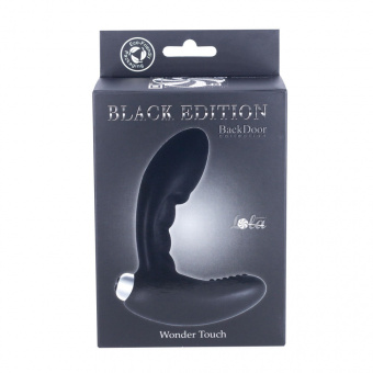 Стимулятор простаты с вибрацией Lola Games Back Door Collection Black Edition Wonder Touch