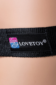 Реалистичный страпон «Lovetoy» с поясом Harness, с 2 насадками, реалистичный, Neoskin, 18 см.