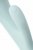 Нереалистичный вибратор Satisfyer Triple Oh, силикон, голубой, 24 см (без розничной коробки)