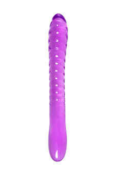 Двусторонний фаллоимитатор A-Toys By Toyfa Frica, tpe, фиолетовый, 23 см.