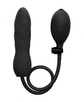 Фаллоимитатор с грушей Inflatable Silicone Twist