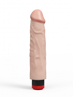 Вибратор реалистик LoveToy Human Form, киберкожа, L 21 см, Ø 4,5 см