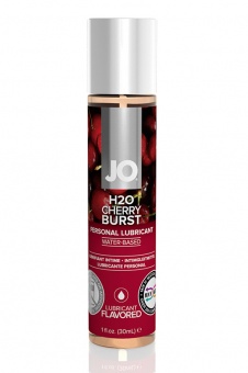 Съедобный лубрикант на водной основе Jo Flavored Cherry Burst вишня, 30 мл.