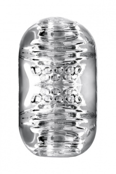 Мастурбатор нереалистичный Lingam By Toyfa Khani, прозрачный с вибрацией, 9 см.