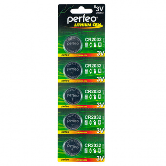 Батарейка Perfeo CR2032, 3v.