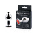 Silver Plug Medium (втулка анальная) L 82 мм. D 34 мм., вес 90 г., цвет кристалла красный