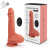 Вибромассажёр Erowoman Realistic, L 22,5 см, Ø 4,3 см, 7 режимов возвратно-поступательных движений, нагрев