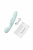 Нереалистичный вибратор Satisfyer Triple Oh, силикон, голубой, 24 см (без розничной коробки)