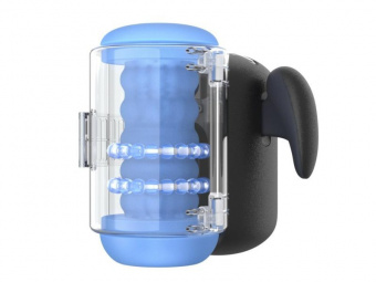 Инновационный робот-мастурбатор Amovibe Black Knight Massaging Beads с массажем бусинами
