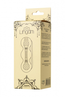 Мастурбатор нереалистичный Lingam By Toyfa Rashmi, Tpe, прозрачный, 15,5 см.
