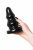 Анальная втулка Toyfa Popo Pleasure Monoceros, pvc, черная, 15 см, Ø 7 см (фистинг)
