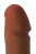Реалистичный вибратор Toyfa Realstick Elite Mulatto, коричневый, 16 см