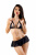 Комплект Glossy Behati из материала Wetlook, L