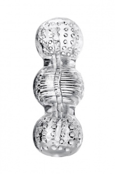 Мастурбатор нереалистичный Lingam By Toyfa Rashmi, Tpe, прозрачный, 15,5 см.