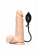Фаллоимитатор надувной с грушей LoveToy, L 21,5/16 см, Ø 4,5/4 см
