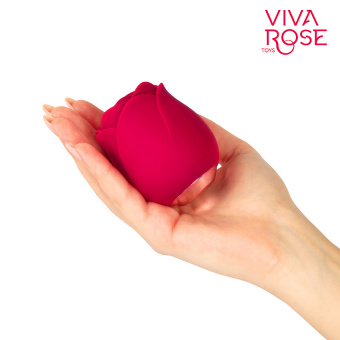 Вибромассажёр «Viva Rose» L 6,7 см Ø 5,7 см, 9 режимов пульсации с эффектом вакуума