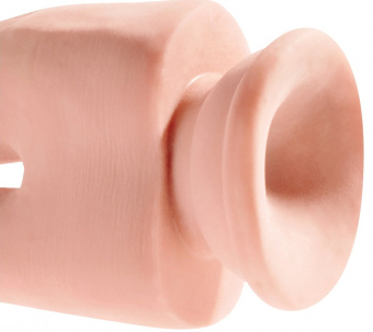 Фаллоимитатор реалистик PipeDream King Cock + Triple Density 9.5" двойной на присоске