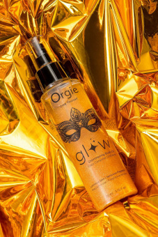 Мерцающий хайлайтер масло для тела Orgie Glow, 110 мл